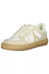 Calvin Klein Eco-Conscious White Sneakers with Logo Accent