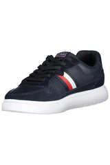 Tommy Hilfiger Sophisticated Blue Lace-Up Sneakers