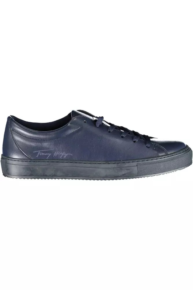 Tommy Hilfiger Sleek Blue Lace-Up Sport Sneakers