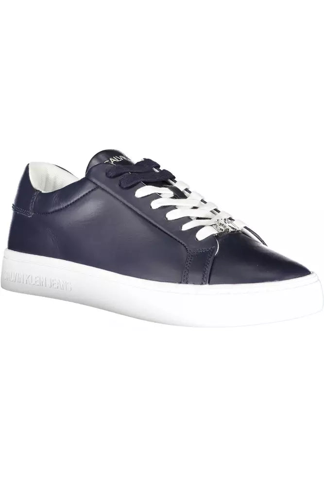 Calvin Klein Chic Blue Sneakers with Contrasting Details