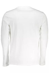 Hugo Boss Elegant Long-Sleeved Organic Cotton Tee