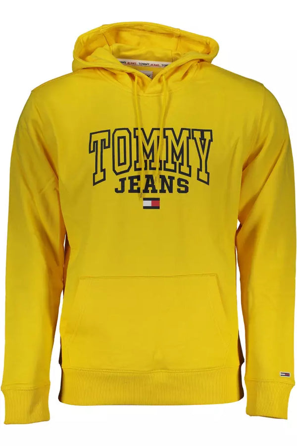 Tommy Hilfiger Yellow Cotton Men Sweater