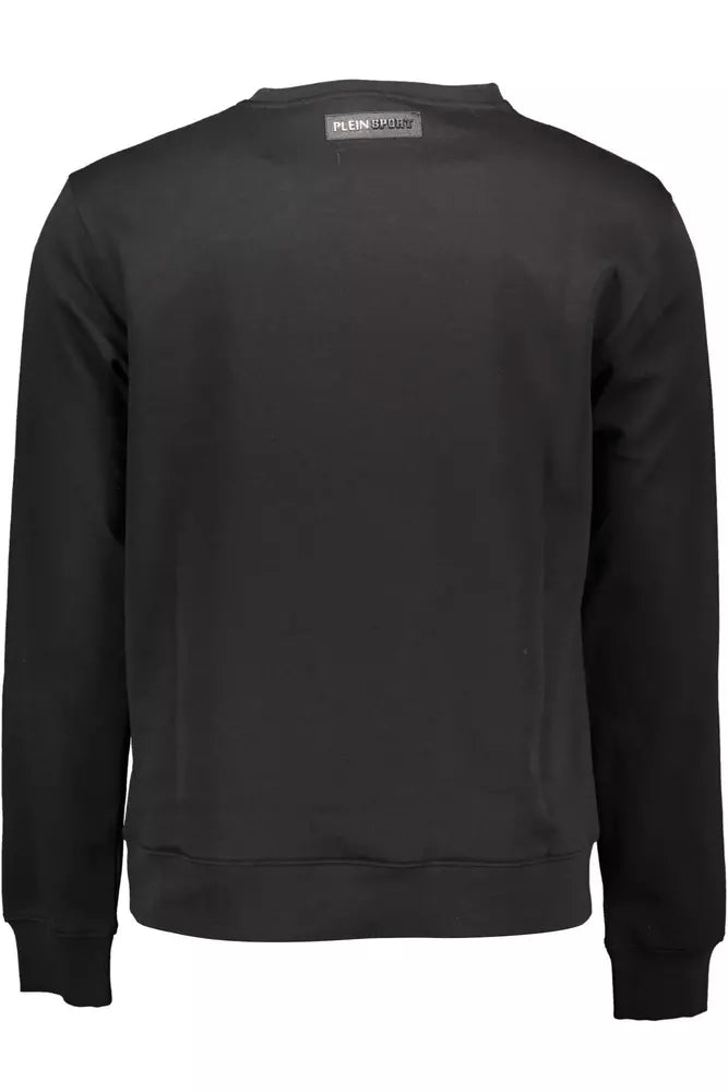 Plein Sport Black Cotton Men Sweater