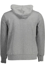 Cavalli Class Gray Cotton Men Sweatshirt