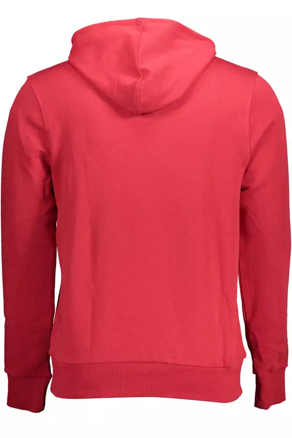 Cavalli Class Red Cotton Men Sweater