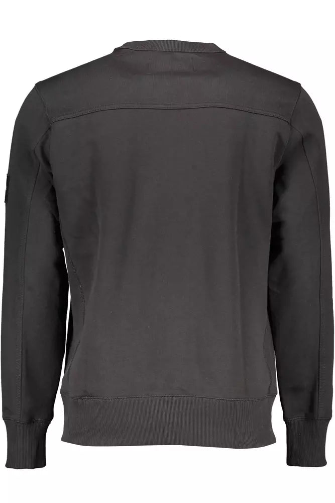 Calvin Klein Black Cotton Men Sweater