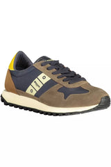 Blauer Elevated Brown Sneakers with Iconic Accents