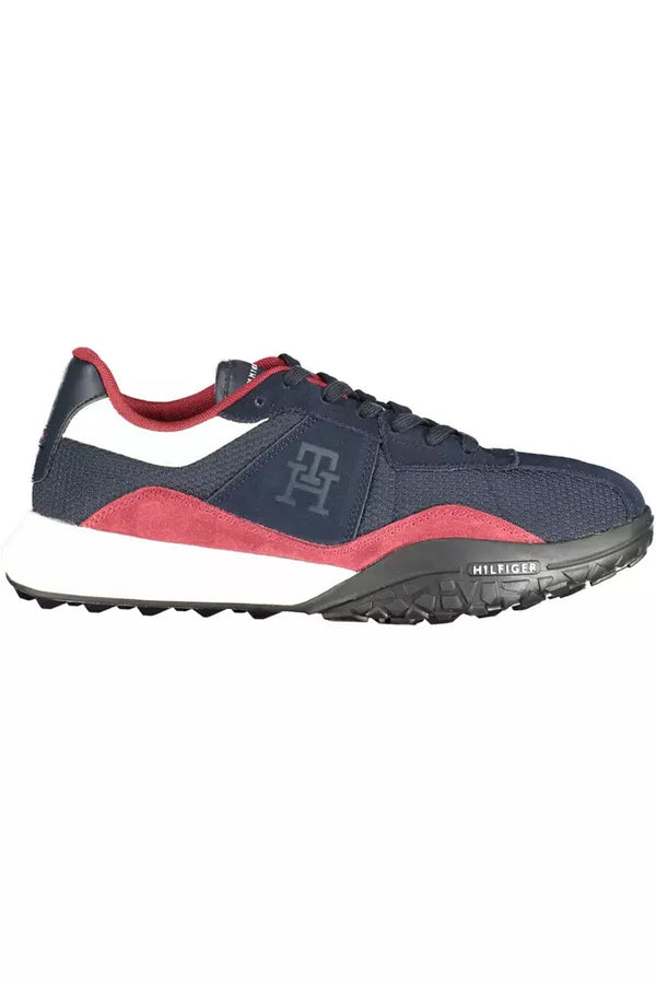 Tommy Hilfiger Sleek Eco-Friendly Blue Sneakers