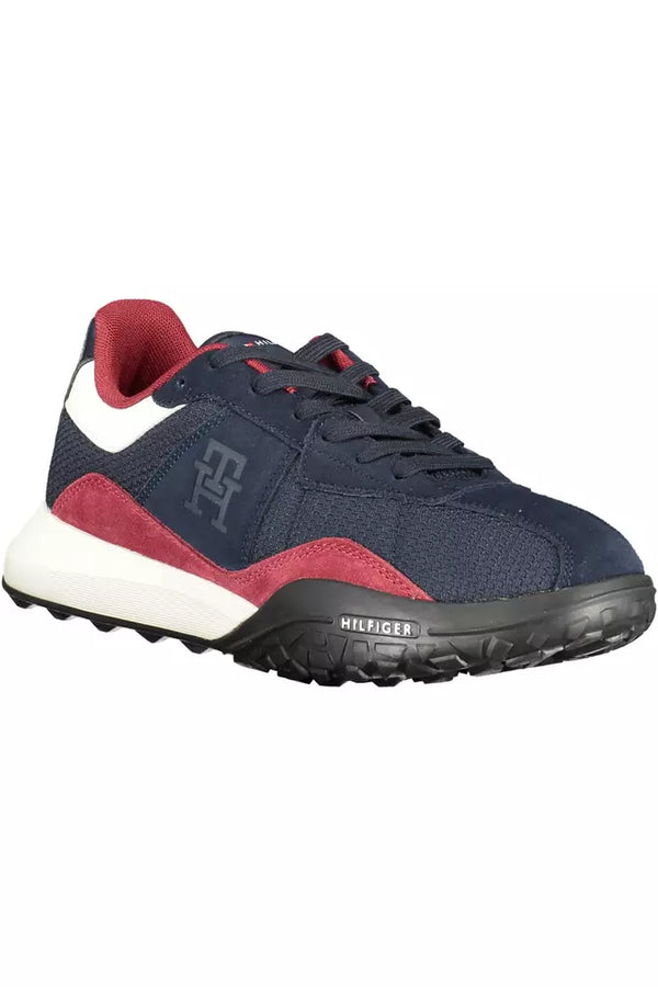 Tommy Hilfiger Sleek Eco-Friendly Blue Sneakers