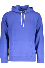 Levi's Chic Blue Cotton Hooded Sweatshirt