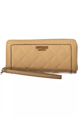 Guess Jeans Beige Polyethylene Women Wallet