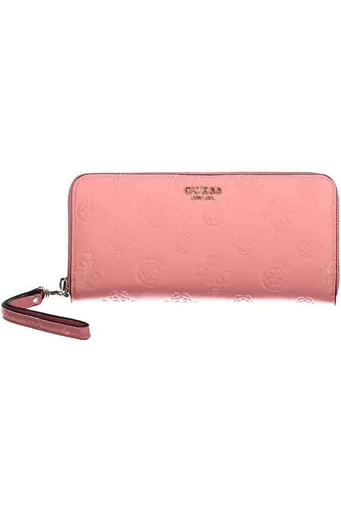 Guess Jeans Pink Polyethylene Women Wallet