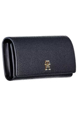 Tommy Hilfiger Elegant Blue Zip Wallet with Phone Compartment