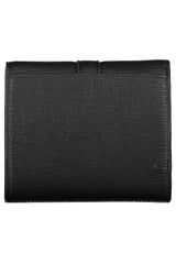 Tommy Hilfiger Elegant Black Polyethylene Trifold Wallet