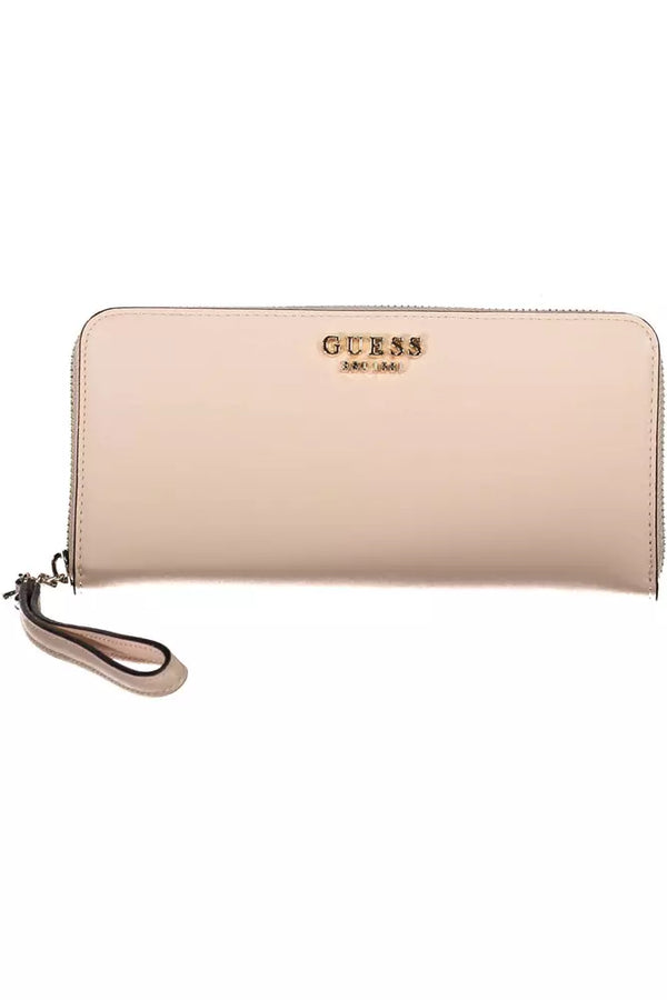 Guess Jeans Pink Polyethylene Women Wallet