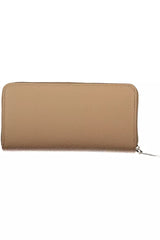 Calvin Klein Elegant Beige Wallet with Multi-Compartments