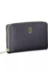 Tommy Hilfiger Chic Blue Polyethylene Wallet with Logo