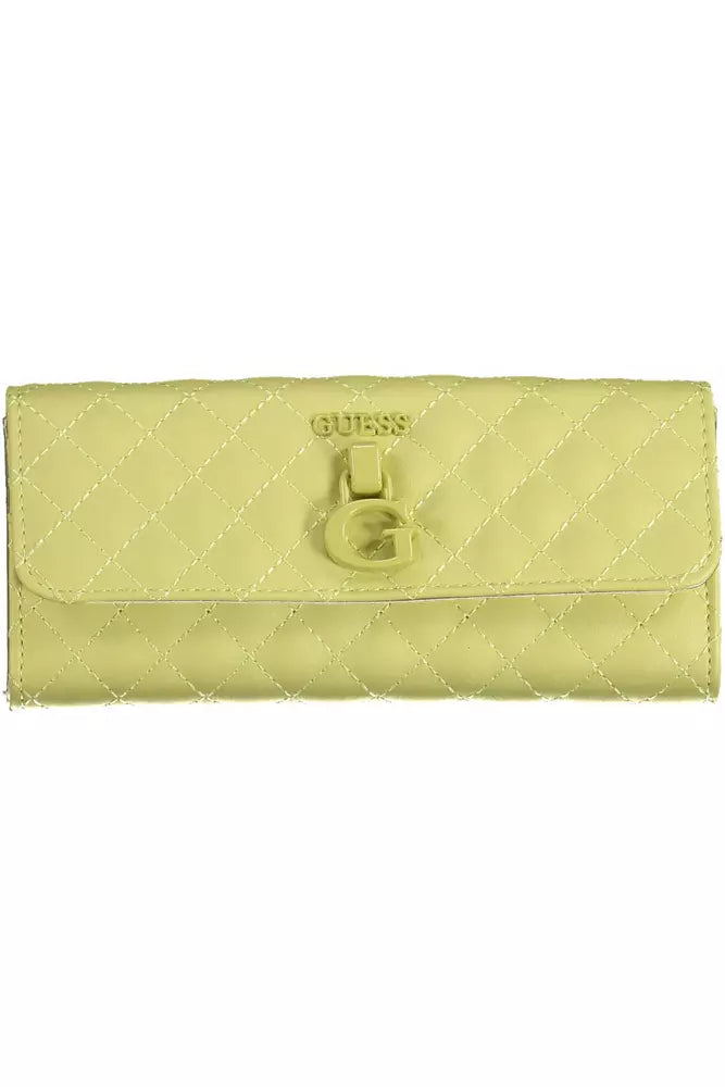 Guess Jeans Yellow Polyethylene Women Wallet