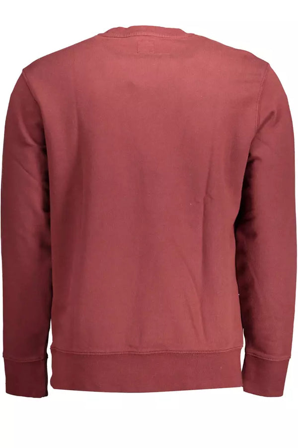 Levi's Radiant Red Cotton Crewneck Sweater