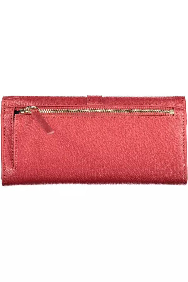 Tommy Hilfiger Chic Pink Polyethylene Wallet with Contrasting Details