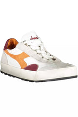 Diadora Chic White Sporty Lace-Up Sneakers