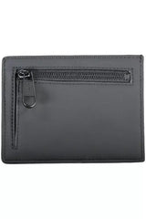 Calvin Klein Sleek Black Card Holder with Coin Pocket