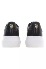 U.S. POLO ASSN. Black Polyester Women Sneaker