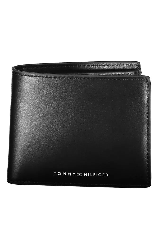 Tommy Hilfiger Elegant Leather Wallet with Multiple Compartments