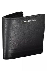 Tommy Hilfiger Chic Black Leather Bifold Wallet