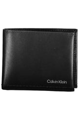 Calvin Klein Sleek Black Leather RFID Blocking Wallet