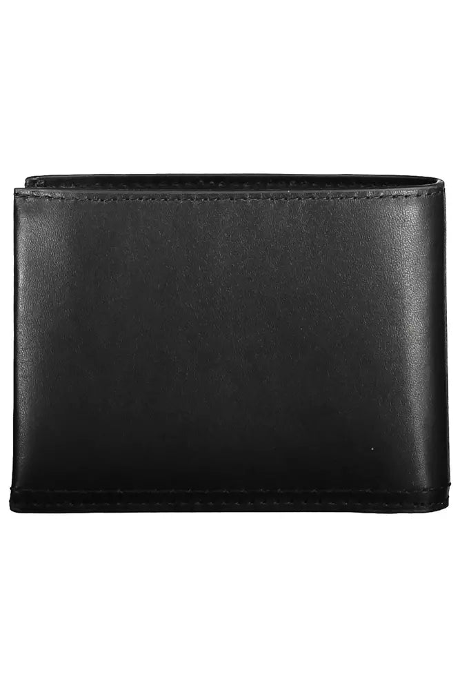 Calvin Klein Sleek Black Leather Wallet with RFID Blocker