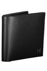 Calvin Klein Sleek Black Leather Wallet with RFID Blocker