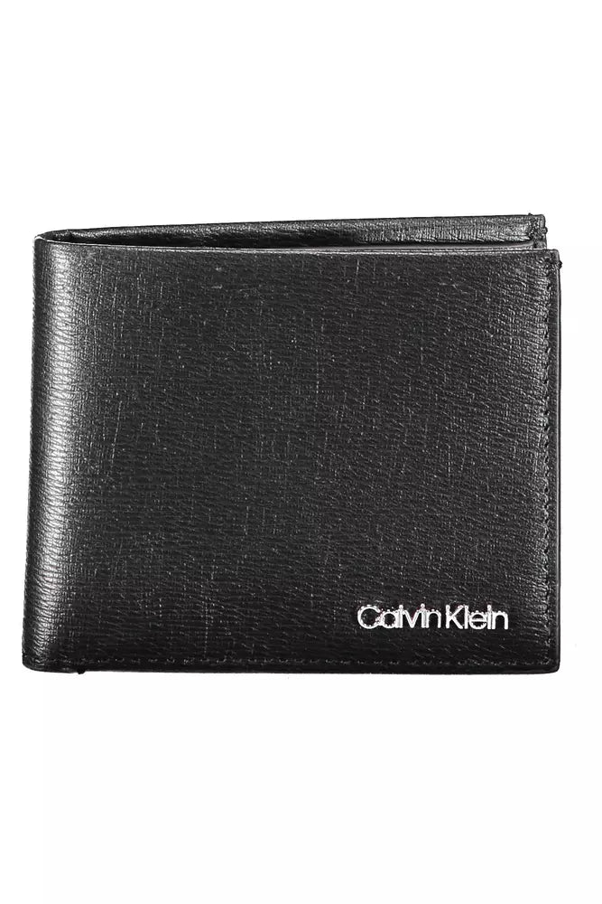 Calvin Klein Black Leather Men Wallet