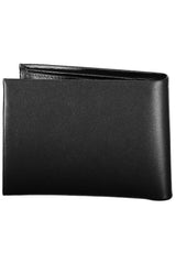 Calvin Klein Sleek Black Leather Wallet with Coin Purse