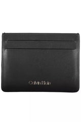 Calvin Klein Sleek Black Leather Card Holder