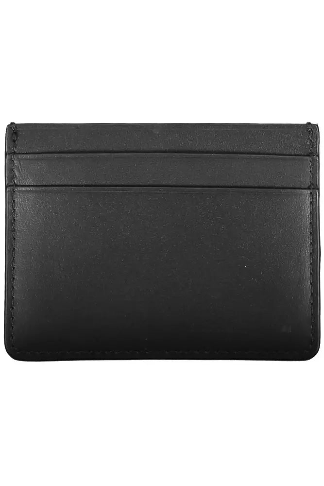 Calvin Klein Sleek Black Leather Card Holder