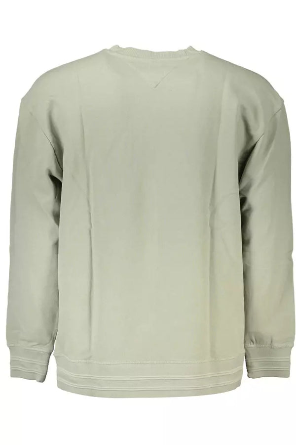 Tommy Hilfiger Green Cotton Men Sweater