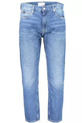 Calvin Klein Blue Cotton Men Jeans