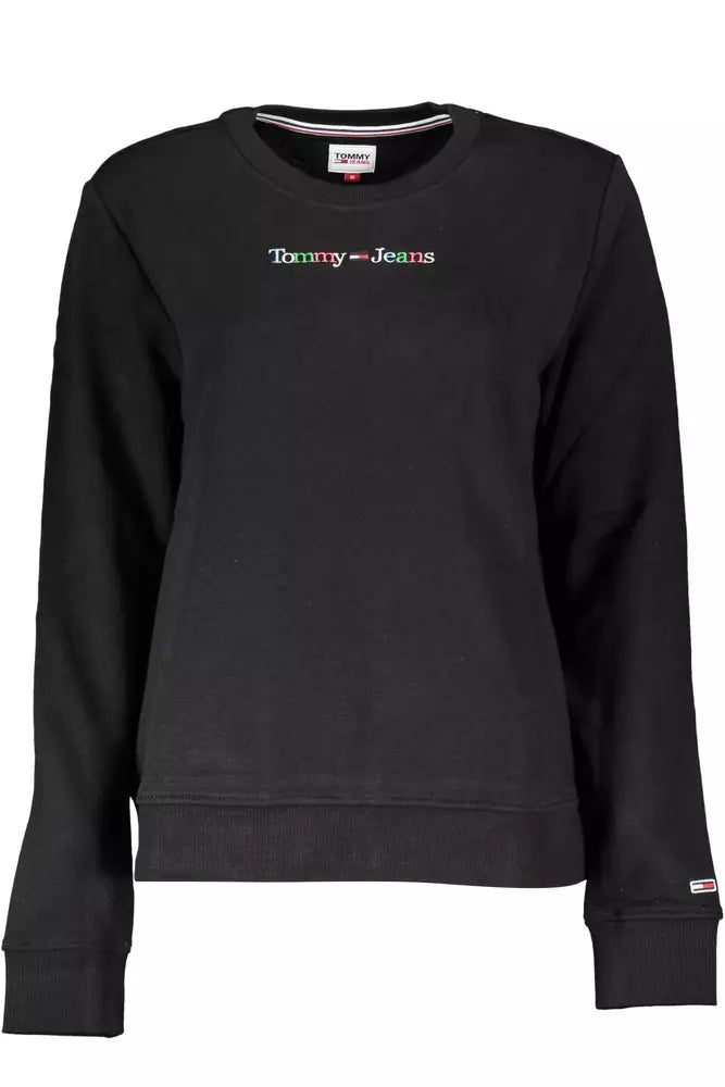 Tommy Hilfiger Black Cotton Women Sweater