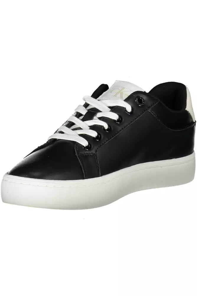 Calvin Klein Chic Black Contrasting Sporty Sneakers