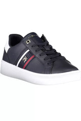 Tommy Hilfiger Chic Blue Lace-Up Sporty Sneakers