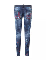 Dsquared² Elegant Stretch Cotton Denim Jeans