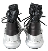 Dolce & Gabbana Black High Top Sneaker Bootie