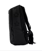 Plein Sport Sleek Black Nylon Backpack with Star Detailing