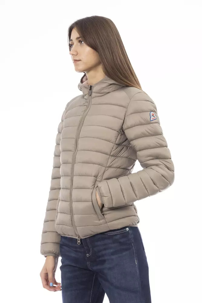 Invicta Beige Nylon Women Jacket