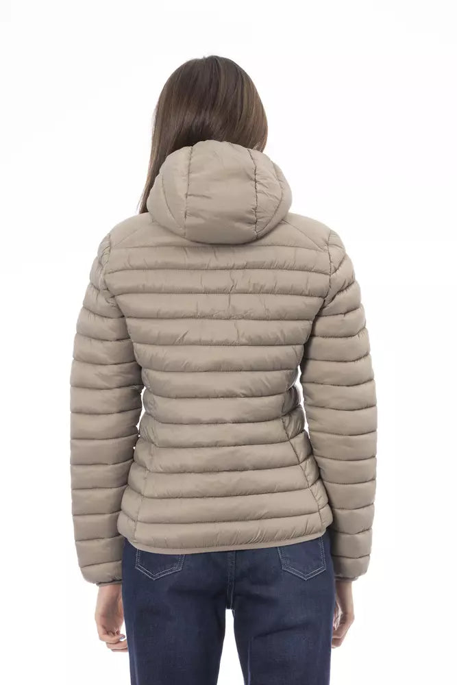 Invicta Beige Nylon Women Jacket