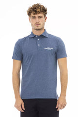 Baldinini Trend Blue Cotton Men Polo