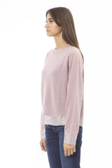 Baldinini Trend Pink Wool Women Sweater