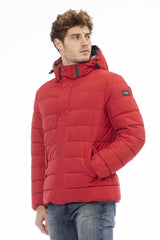 Baldinini Trend Red Polyester Men Jacket