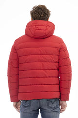 Baldinini Trend Red Polyester Men Jacket